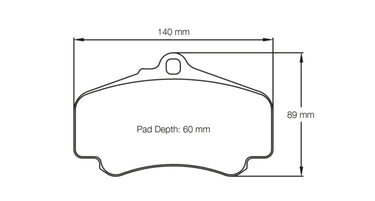 Pagid Racing Brake Pads No. 2474 - Discovery Parts